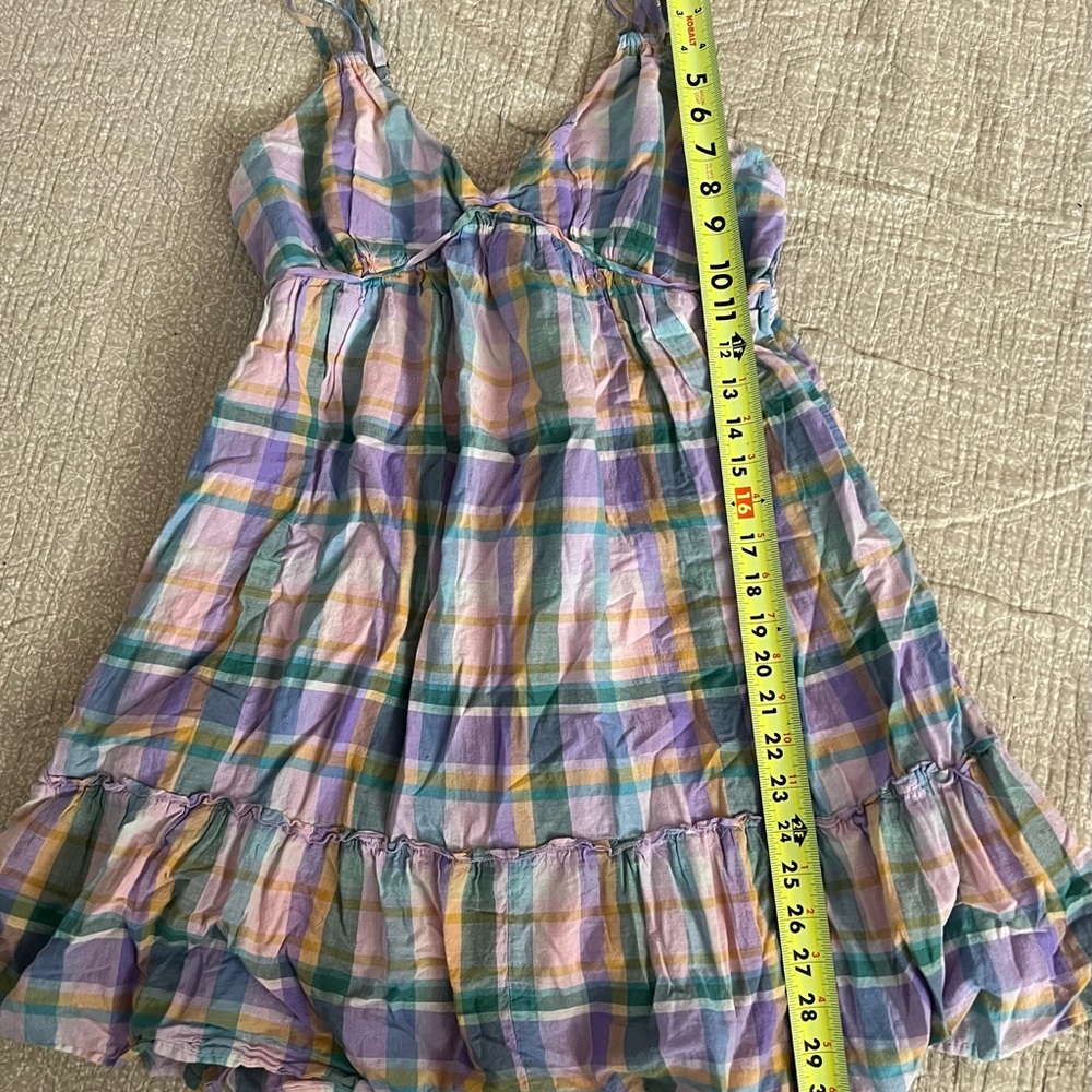 Wild Fable double straps plaid dress - M